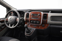 Renault Trafic 2015– Instrumentu paneļa uzlika Alumīnijs foto 1