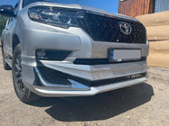 Toyota Land Cruiser Prado 150 2009–2023 Priekšējā un aizmugurējā bufera uzlikas Modelista V3-LED (2017-) Balta krāsa foto 3