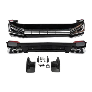 Priekšējā un aizmugurējā bufera uzlikas Modelista V3-LED (2017-) Toyota Land Cruiser Prado 150 2009–2023 foto 2