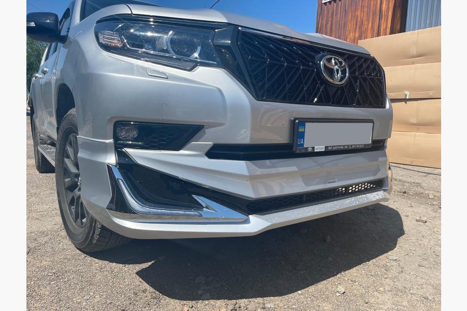 Toyota Land Cruiser Prado 150 2009–2023 Priekšējā un aizmugurējā bufera uzlikas Modelista V3-LED (2017-) Foto 3