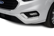 Ford Custom 2013–2022 Hromēti miglas lukturu apdares uzlikas 2018+ (2 gab., nerūsējošais tērauds) OmsaLine – itāļu nerūsējošais tērauds foto 1