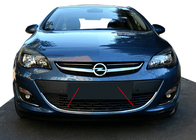 Opel Astra J 2009–2015 Nerūsējošā tērauda aizsarguzlika priekšējam buferim OmsaLine (nerūsējošais) foto 3