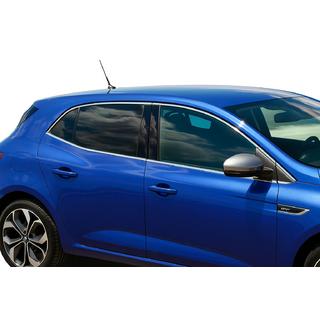 Pilns logu hroma apdares komplekts (HB, 12 gab., nerūs. tērauds) Renault Megane IV 2016–2025 foto 1