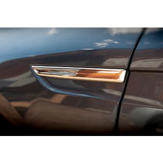 Pagrieziena rādītāja uzlikas 2016-2020 (2 gab., nerūsējošais tērauds) Renault Megane IV 2016–2025 foto 3