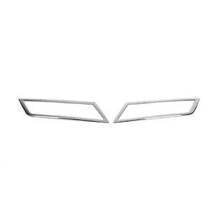Miglas lukturu apmales OmsaLine (2 gab., nerūsējošais tērauds) Skoda Superb 2015–2024 foto 2