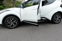 Toyota C-HR 2016–2023 OmsaLine durvju moldingi (4 gab., nerūsējošais tērauds) foto 3