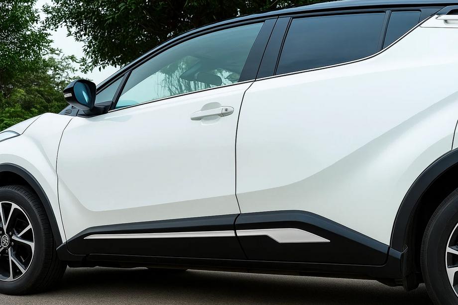 Toyota C-HR 2016–2023 OmsaLine durvju moldingi (4 gab., nerūsējošais tērauds) Image
