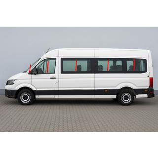 Apakšējie logu moldingi, garā bāze (10 gab., nerūsējošais tērauds) Volkswagen Crafter 2016– foto 1