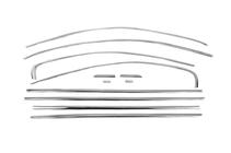 Volkswagen Jetta 2011–2018 Pilns logu apmales komplekts (12 gab., nerūsējošais tērauds) OmsaLine – itāļu nerūsējošais tērauds foto 2