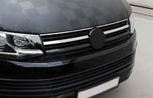 Volkswagen T6 2015–2024 Apakšējā režģa uzlikas 2015-2019 (2 gab., karbons) foto 3