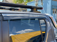Toyota Hilux 2015– Logu vēja deflektori ar hromētu līsti (4 gab., Niken) foto 9