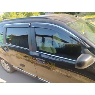 Logu vēja deflektori ar hromētu līsti (4 gab., Niken) Dacia Lodgy 2012–2022 foto 4