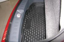 Mitsubishi Colt 2004–2012 (2009↗) Gumijas bagāžnieka paklājs (Novline) HB/3D foto 2