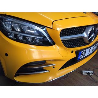 Hromēti miglas lukturu uzlikas AMG (4 gab.) foto 2