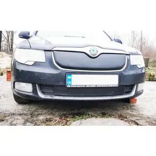 Ziemas pārsegs radiatora restēm (augšējais, 2008-2013) Skoda Superb 2009–2015 foto 3