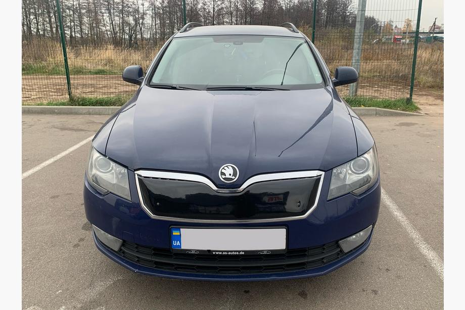 Skoda Superb 2009–2015 Ziemas pārsegs radiatora restēm (augšējais, 2013-2015) Matēta Image