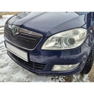 Ziemas pārsegs radiatora režģim (2010+, augšējais) Skoda Roomster 2006–2015 foto 2