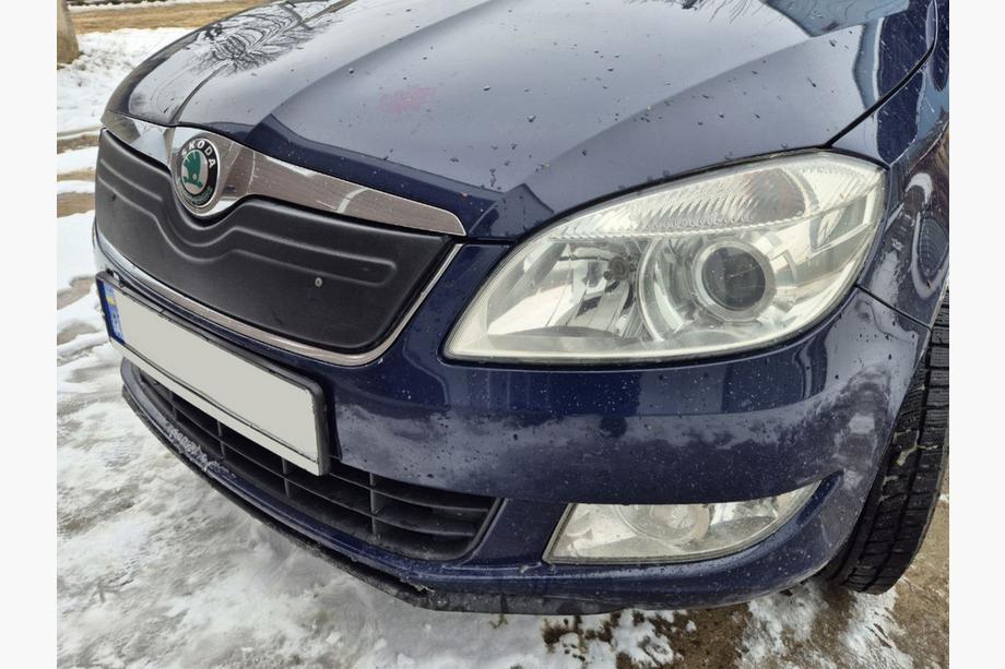 Skoda Roomster 2006–2015 Ziemas pārsegs radiatora režģim (2010+, augšējais) Matēta Foto 2