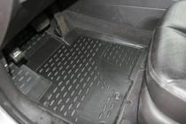 Hyundai Santa Fe 2 2006–2012 3D gumijas salona paklājiņi (4 gab., Novline) foto 2