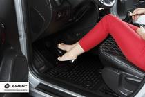 Nissan Terrano 2014– (2016↗) 3D gumijas salona paklājiņi (4 gab., Novline) foto 3