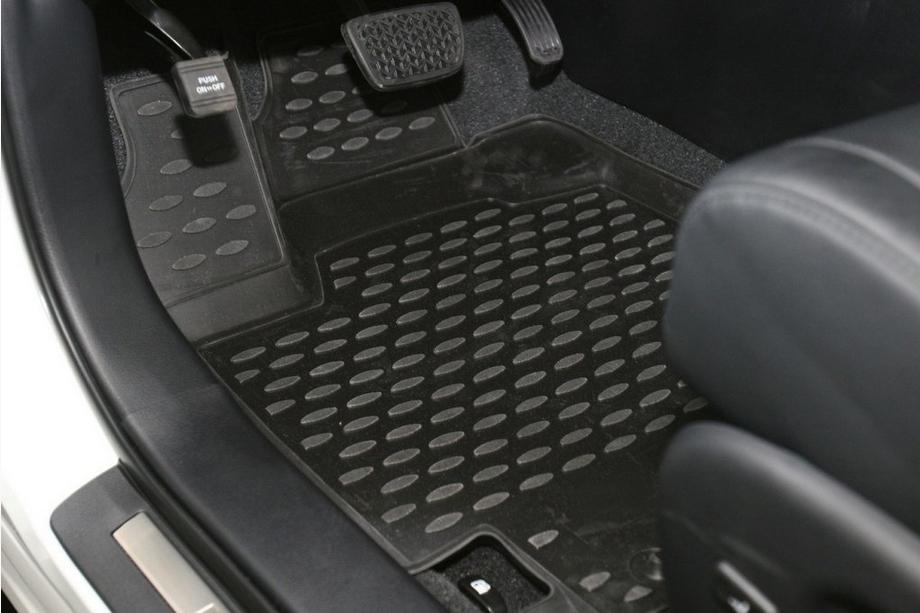 Toyota Highlander 2008–2013 3D gumijas salona paklājiņi (4 gab., Novline) Foto 2