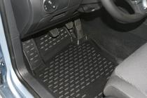 Volkswagen Golf 6 2008–2014 3D gumijas salona paklājiņi (4 gab., Novline) foto 2