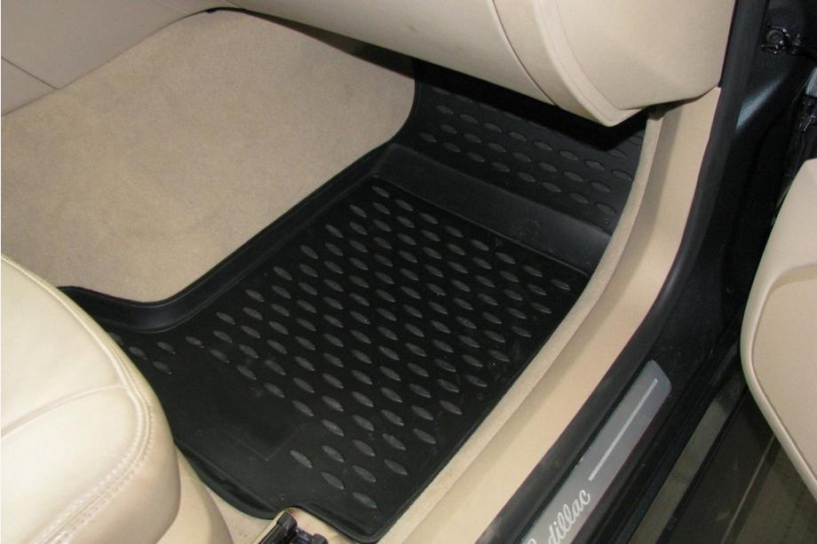 Cadillac CTS 2013–2019 Gumijas salona paklājiņi (4 gab., Novline) 4WD Foto 5