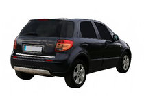 Fiat Sedici 2006–2014 Bagāžnieka malas uzlika (nerūsējošā tērauda) foto 2