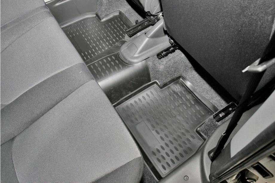 Fiat Doblo I 2001–2005 Gumijas salona paklājiņi (4 gab., Novline) Panorama Foto 3