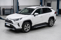 Toyota Rav 4 2019–2025 Sānu sliekšņi Line (2 gab., alumīnijs) foto 1