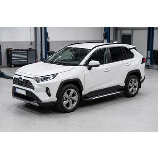 Sānu sliekšņi Line (2 gab., alumīnijs) Toyota Rav 4 2019–2025 foto 1