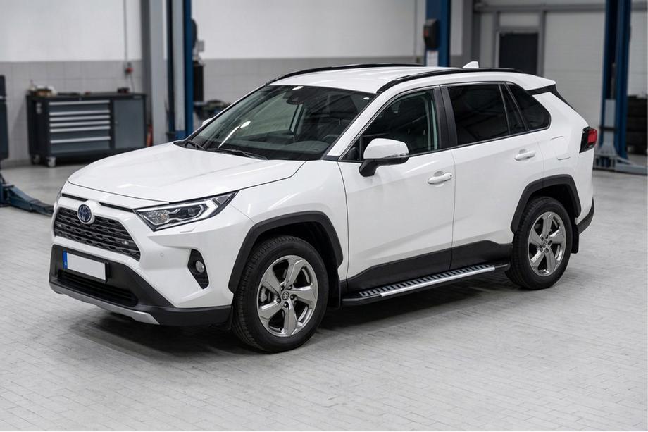 Toyota Rav 4 2019–2025 Sānu sliekšņi Line (2 gab., alumīnijs) Image