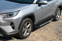 Toyota Rav 4 2019–2025 Sānu pakāpieni RedLine V1 (2 gab., alumīnijs) foto 6