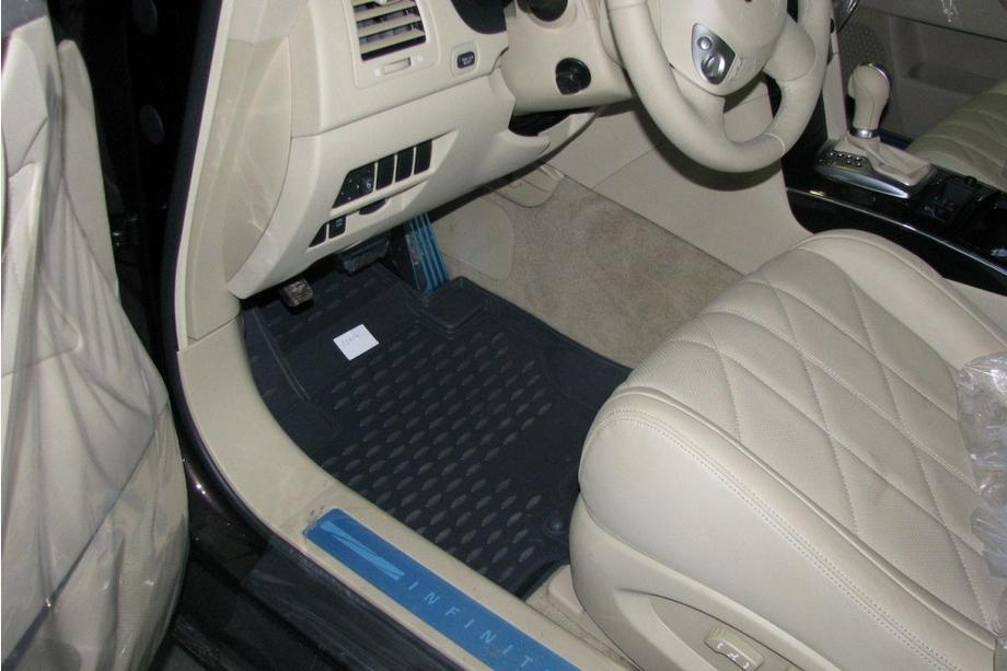 Infiniti FX 2003–2008 (2009-2012) Gumijas salona paklājiņi (4 gab., Novline) Foto 2