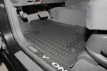 SsangYong Kyron 2005–2014 Gumijas salona paklājiņi (4 gab., Novline) foto 2
