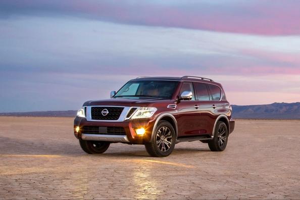 Apskats par rāmja apvidus auto Nissan Armada otrās paaudzes