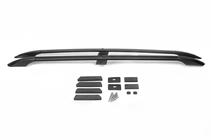 Toyota Land Cruiser Prado 150 2009–2023 Jumta reliņi, turku dizains (melni, 2 gab.) plastmasas kājiņas foto 10