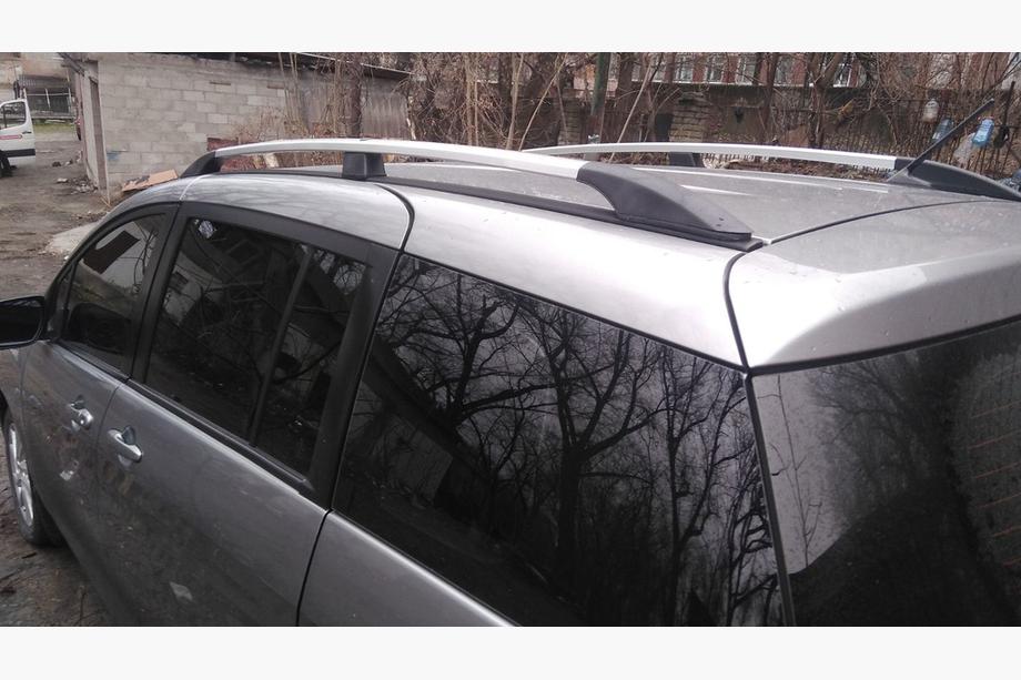 Mazda 5 2010–2018 Alumīnija jumta reliņi (hromēti) Foto 3