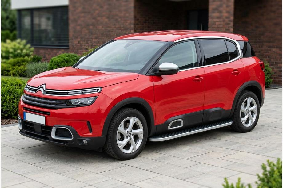 Citroen C5 Aircross 2017–2025 Sānu sliekšņi Tayga Grey (2 gab., alumīnijs) Image