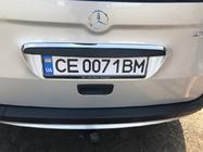 Mercedes Citan 2013–2021 Hroma līste virs numura zīmes (nerūsējošais tērauds) foto 2