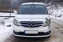 Mercedes Citan 2013–2021 Radiatora režģa uzlikas (5 gab., nerūsējošais tērauds) Carmos - turku teras foto 2