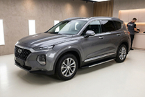 Hyundai Santa Fe 4 2018–2023 Sānu pakāpieni Fullmond (2 gab., alumīnijs) foto 1