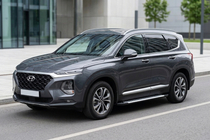 Hyundai Santa Fe 4 2018–2023 Sānu sliekšņi Line (2 gab., alumīnijs) foto 1