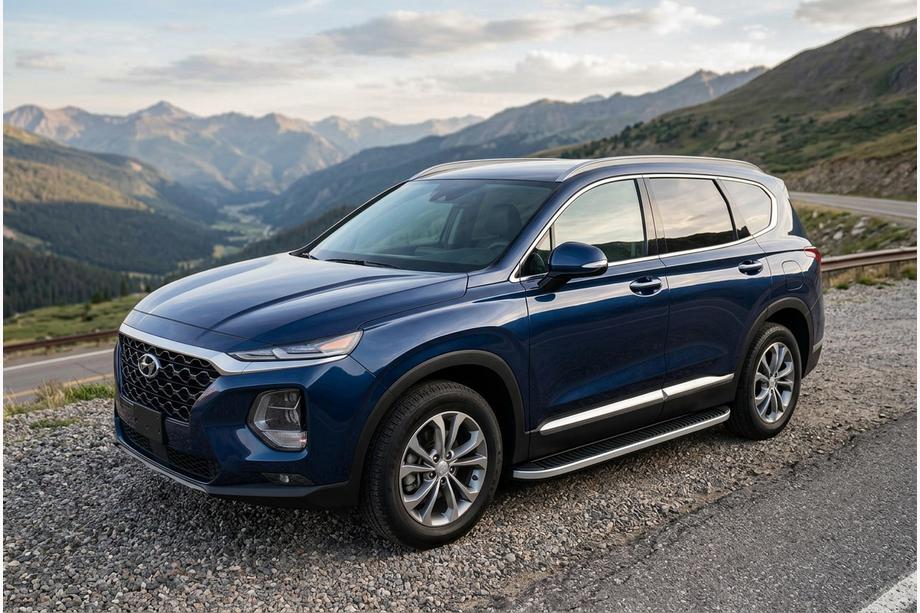 Hyundai Santa Fe 4 2018–2023 Sānu pakāpieni Tayga Grey (2 gab., alumīnijs) Image