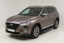 Hyundai Santa Fe 4 2018–2023 Sānu pakāpieni Bosphore Grey (2 gab., alumīnijs) foto 1