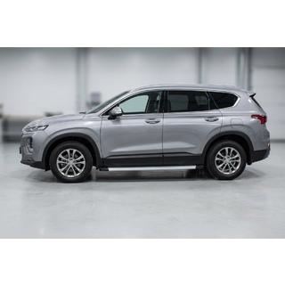 Sānu sliekšņi Maya V2 (2 gab., alumīnijs) Hyundai Santa Fe 4 2018–2023 foto 1
