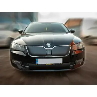 Ziemas pārsegs radiatora restei (2015-2019, augšējais) Skoda Superb 2015–2024 foto 1
