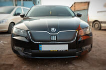 Skoda Superb 2015–2024 Ziemas pārsegs radiatora restei (2015-2019, apakšējais) foto 2