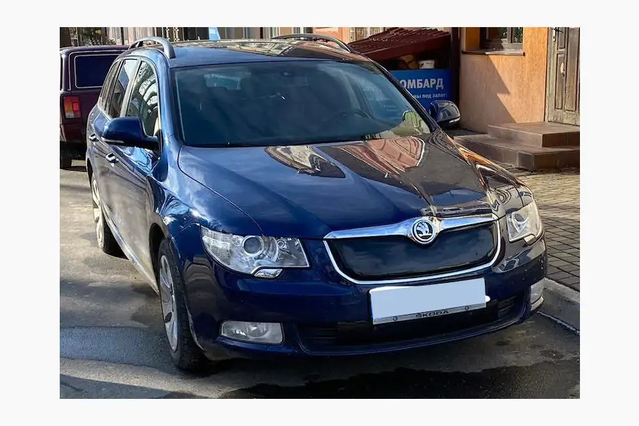 Skoda Superb 2009–2015 Ziemas aizsegs radiatora režģim (apakšējais, 2008-2013) Foto 7