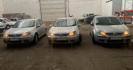 Volkswagen Touran 2003–2010 Apakšējais ziemas režģis, 2003-2006) Matēta foto 6